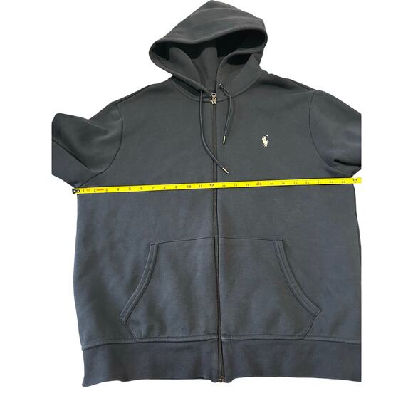 POLO Ralph Lauren Men’s Navy Full Zip Hoodie Size L Preppy Outerwear - Picture 7 of 8